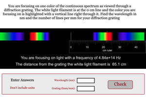Diffraction Grating Problem