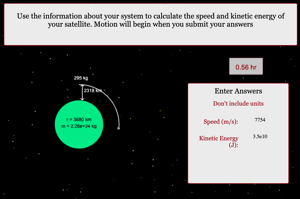 Kinetic Energy of a Satellite