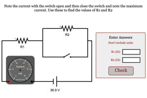 Determining Resistances Using a Switch