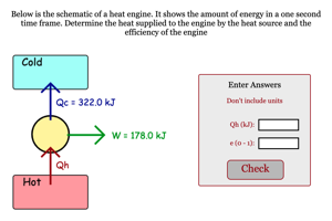 Efficiency of an Engine