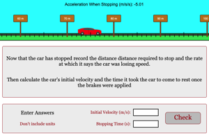 Initial Speed From Stopping Distance
