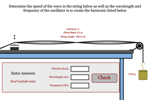 Frequency for Standing Waves on A String