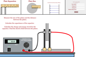 Charge, Energy and Field on Capacitor