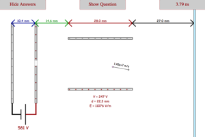 Charge Deflected by a Capacitor
