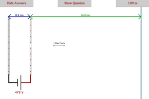 Charge Fired by a Capacitor