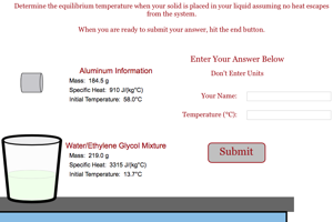 Final Temperature of System Problem