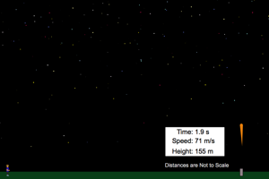 Fire Works Vertical Motion