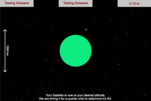 Kinetic Energy of Satellite