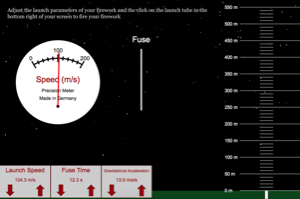 Vertical Motion Firework Lab Picture